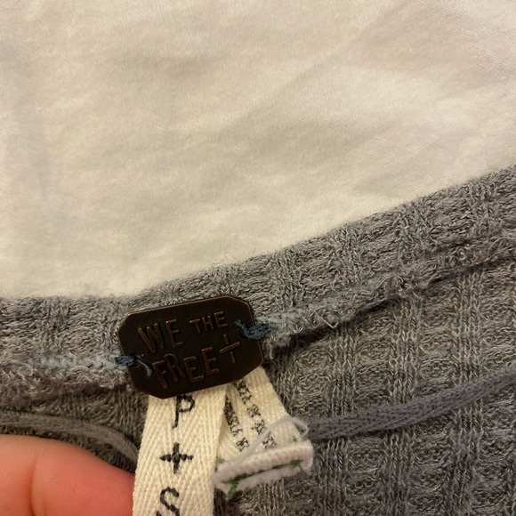 Free People Grey thermal long sleeve - Picture 3 of 3